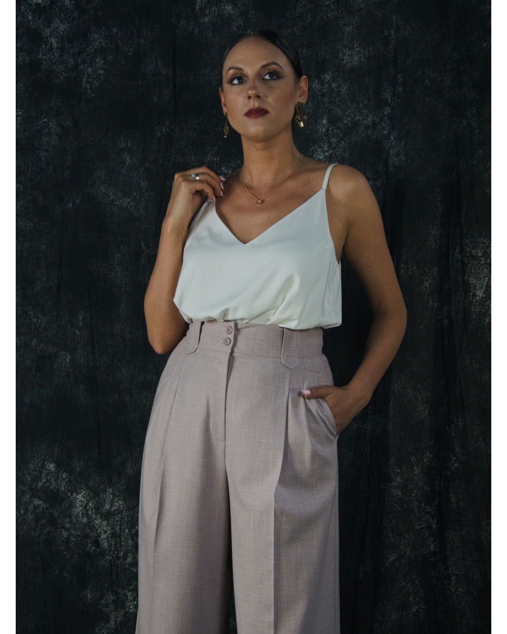 Spodnie Grace pink